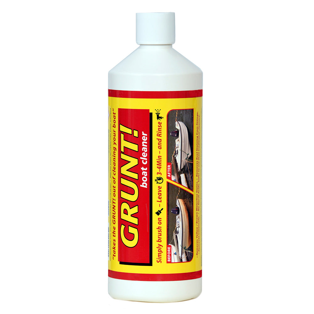 GRUNT! 32oz Boat Cleaner- Removes Waterline  Rust Stains!