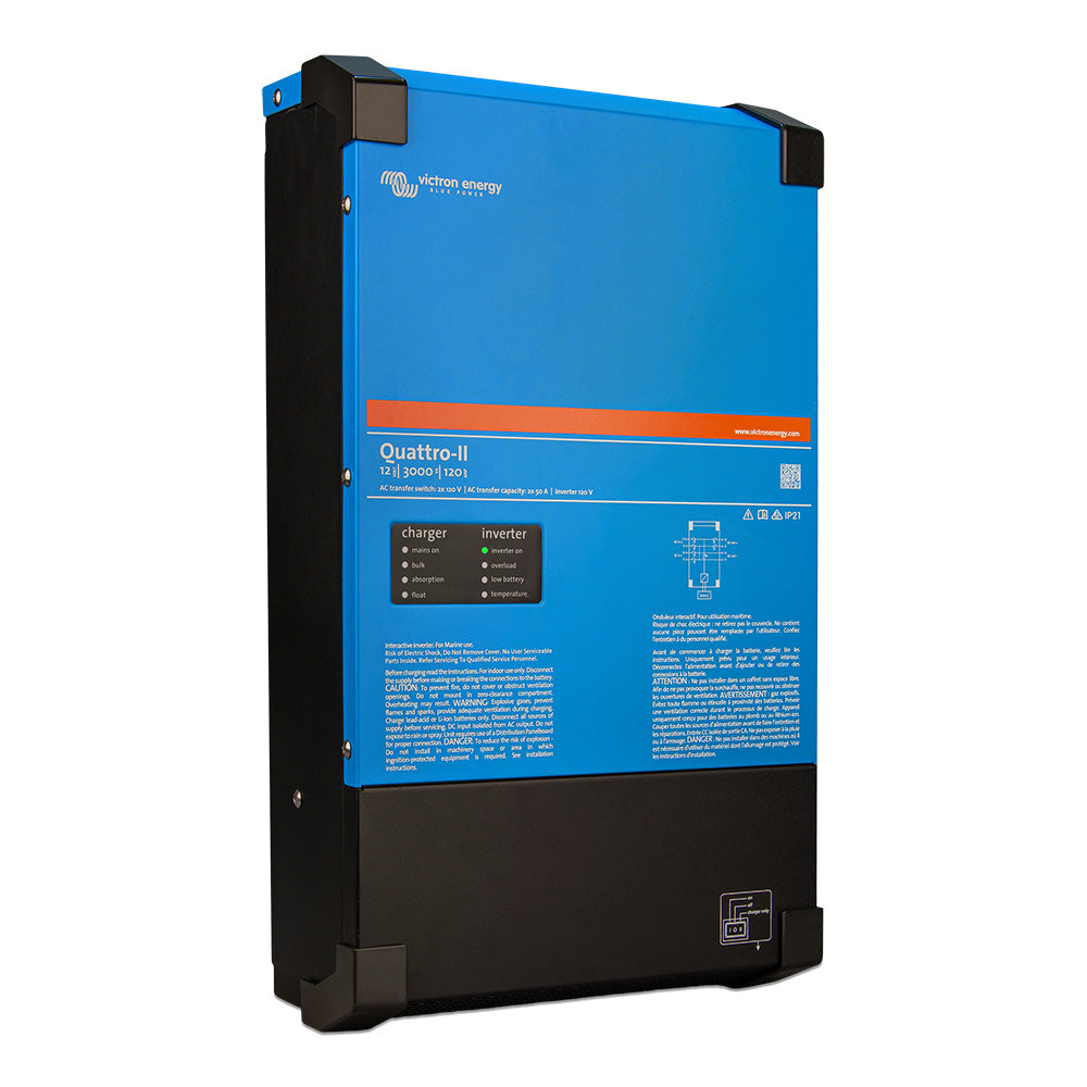 Victron Quattro- 24/3000 Inverter Charger (120V)