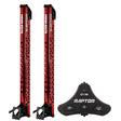 Minn Kota Raptor Bundle Pair (8' Red Shallow Water Anchors w/Active Anchoring) boat anchor