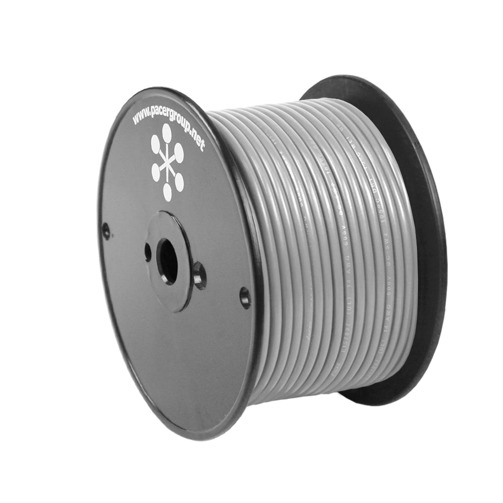 Pacer Grey 10 AWG Primary Wire (20') boat wire