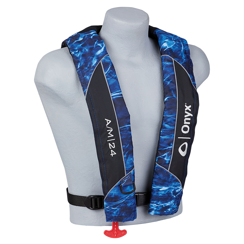 Onyx A/M-24 Auto/Manual Adult Universal PFD - Blue/Black [132008-855-004-19]