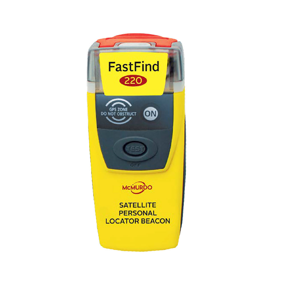 McMurdo FastFind 220 Personal Locator Beacon (PLB) - Limited Battery Life (5 Years) Expires 2029 [91-001-220A-C2029]