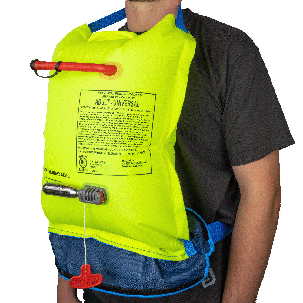 Bluestorm Cirro 16 Manual Inflatable Belt Pack - Hi-Vis [BS-USB6MM-23-HVS]