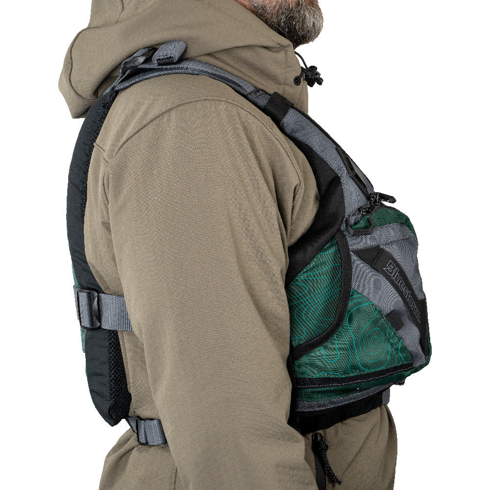 Bluestorm Motive Kayak Fishing Vest - Hunter Green - 2XL/3XL [BS-248-HNT-2/3XL]