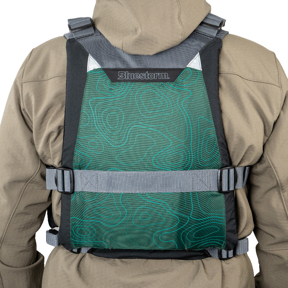 Bluestorm Motive Kayak Fishing Vest - Hunter Green - 2XL/3XL [BS-248-HNT-2/3XL]