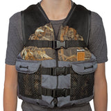 Bluestorm Sportsman Youth Mesh Fishing Life Jacket - MAX5 Camo [BS-105-MX5-Y]