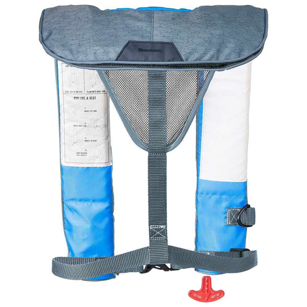 Bluestorm Cirrus 26 Auto/Manual Type V Inflatable PFD - Coastal Blue [BS-SL6F-23-BSB]