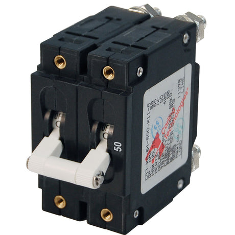 Blue Sea 7251 C-Series Double Pole Circuit Breaker (50A)