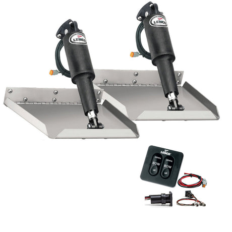 Lenco 12"x 12" Edgemount Trim Tab Kit (w/Standard Tactile Switch Kit)