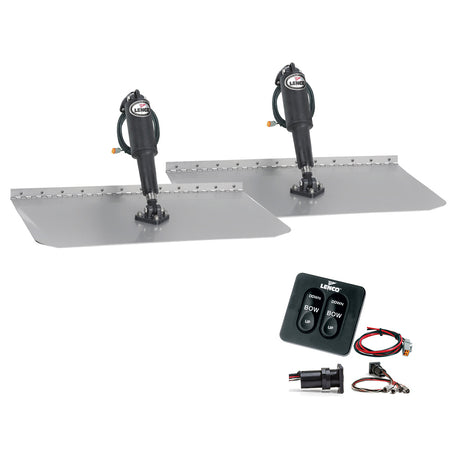 Lenco 12"x 18" Standard Trim Tab Kit (w/Standard Tactile Switch Kit)