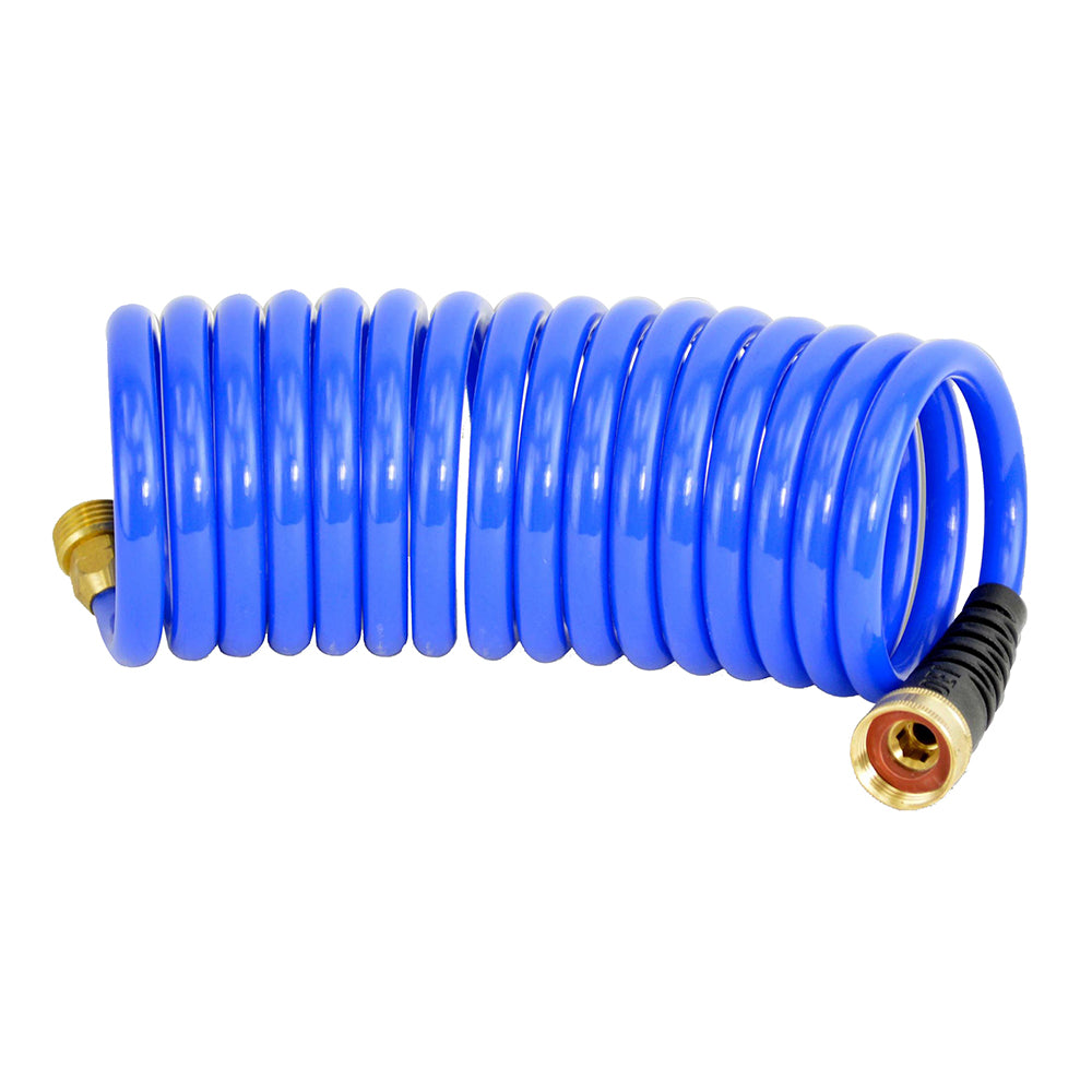 HoseCoil 15' Blue Self Coiling Hose