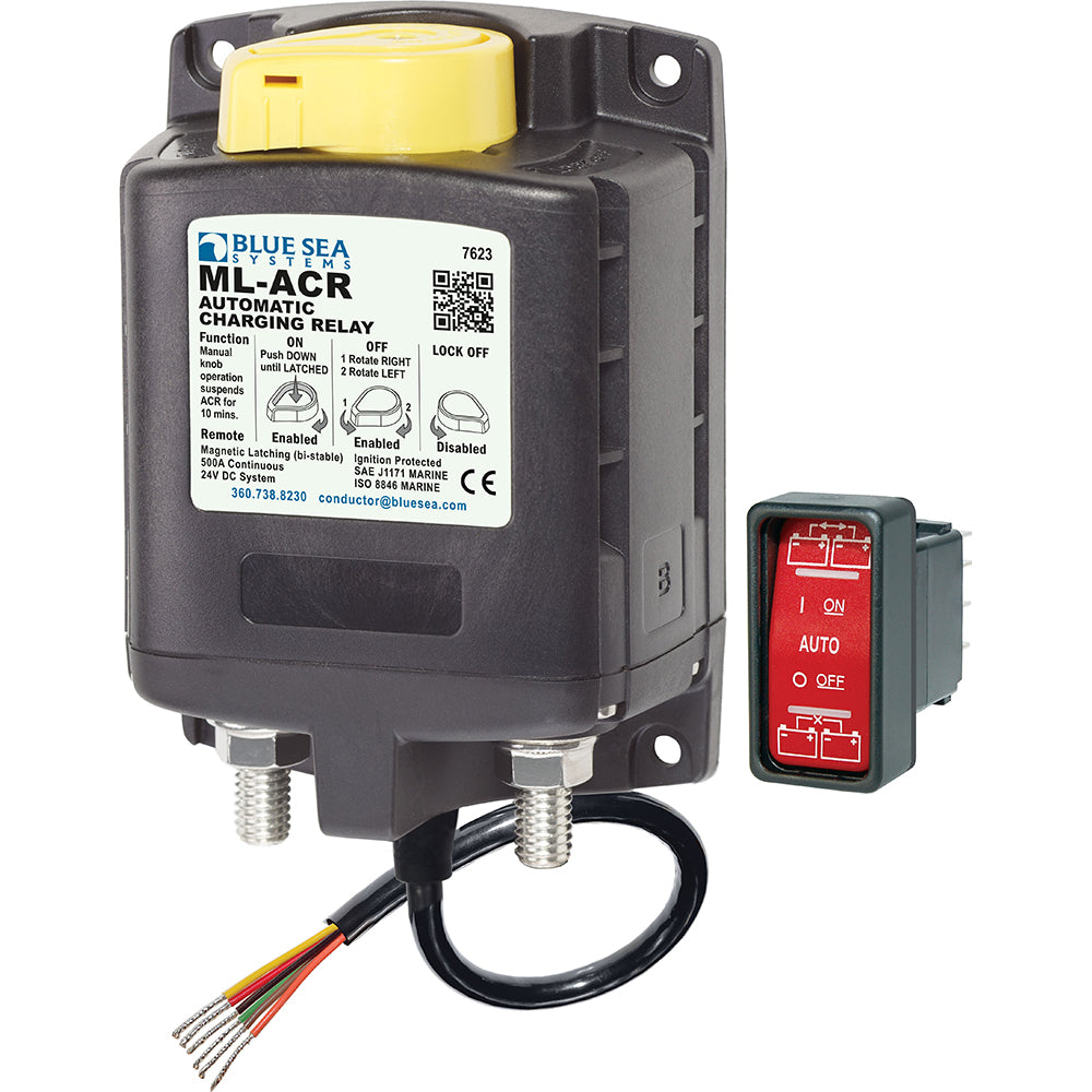 Blue Sea 7623 ML-Series Heavy Duty Automatic Charging Relay (24V)