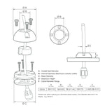 Scanstrut DS16-S Vertical Cable Seal-Stainless Steel