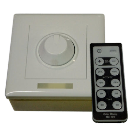 Lunasea Single Color Wall Mount Dimmer w/Controller [LLB-45AU-08-00]