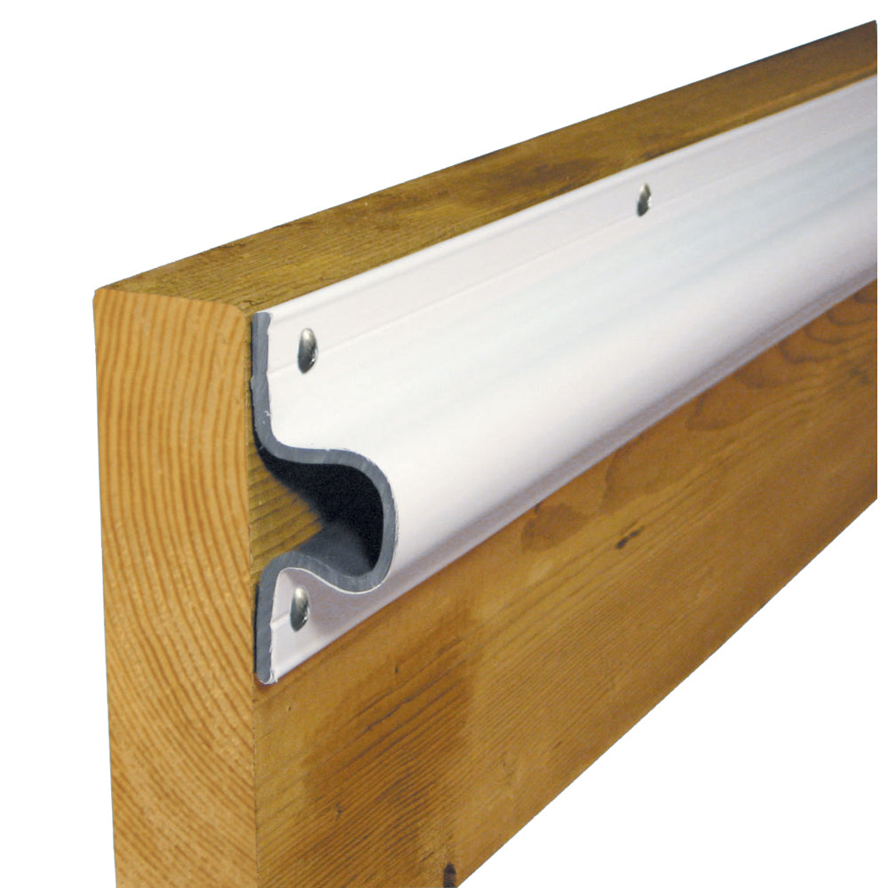 Dock Edge C-Guard PVC Dock Profile, (4) 6' Sections (White)