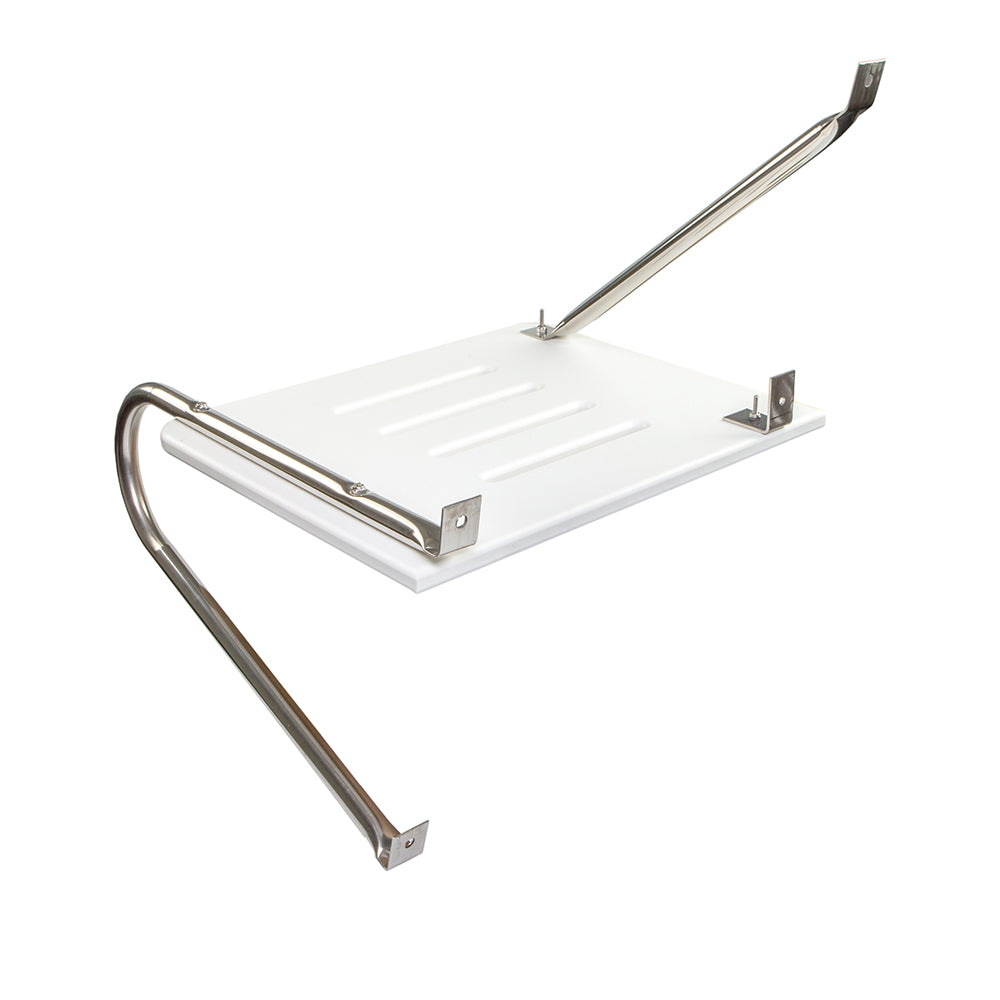 Whitecap White Poly Swim Platform (Outboard)