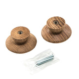 Whitecap Teak Round Drawer Knob ( 2" - 2 Pack)