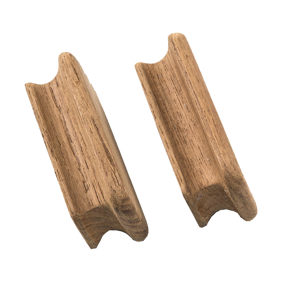 Whitecap Teak Rectangular Drawer Knob (2-3/4"L - 2 Pack)