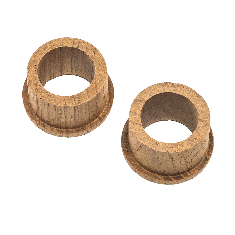 Whitecap Teak Finger Pull (5/8" Barrel Length - 2 Pack)