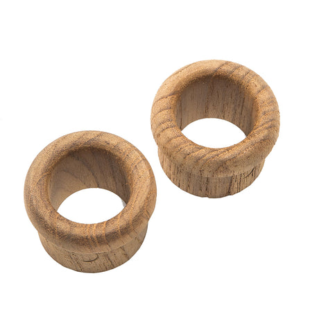 Whitecap Teak Finger Pull (5/8" Barrel Length - 2 Pack)