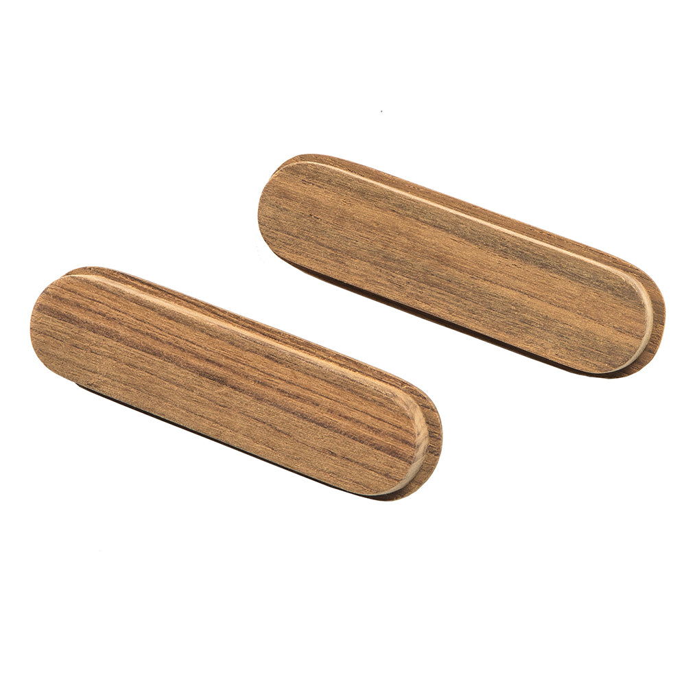 Whitecap Teak Oblong Drawer Pull (4-1/16"L - 2 Pack)