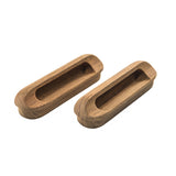 Whitecap Teak Oblong Drawer Pull (4-1/16"L - 2 Pack)