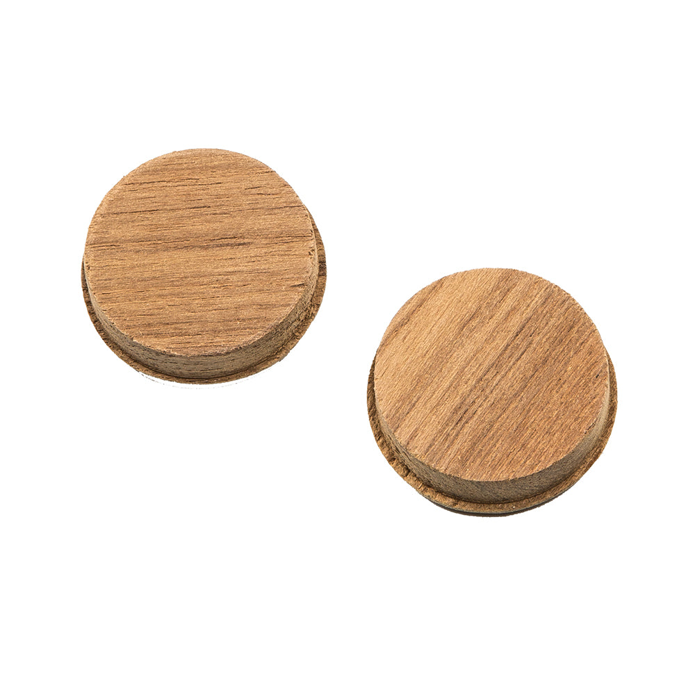 Whitecap Teak Round Drawer Pull (1-3/8" Round - 2 Pack)