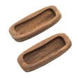 Whitecap Teak Rectangular Drawer Pull (3-1/4"L - 2 Pack)