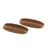 Whitecap Teak Oval Drawer Pull (4"L - 2 Pack)