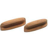 Whitecap Teak Oval Drawer Pull (4"L - 2 Pack)