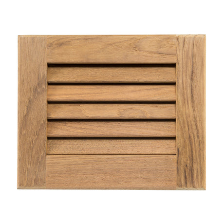 Whitecap Teak Louvered Insert (7-1/2" x 9-1/8" x 3/4")