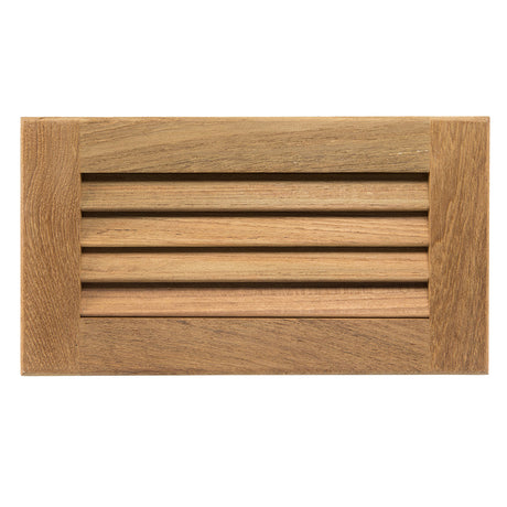 Whitecap Teak Louvered Insert (6-3/8" x 11-3/16" x 3/4")