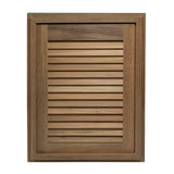 Whitecap Teak Louvered Door & Frame - Right Hand (15" x 20")