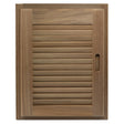 Whitecap Teak Louvered Door & Frame - Right Hand (15" x 20")