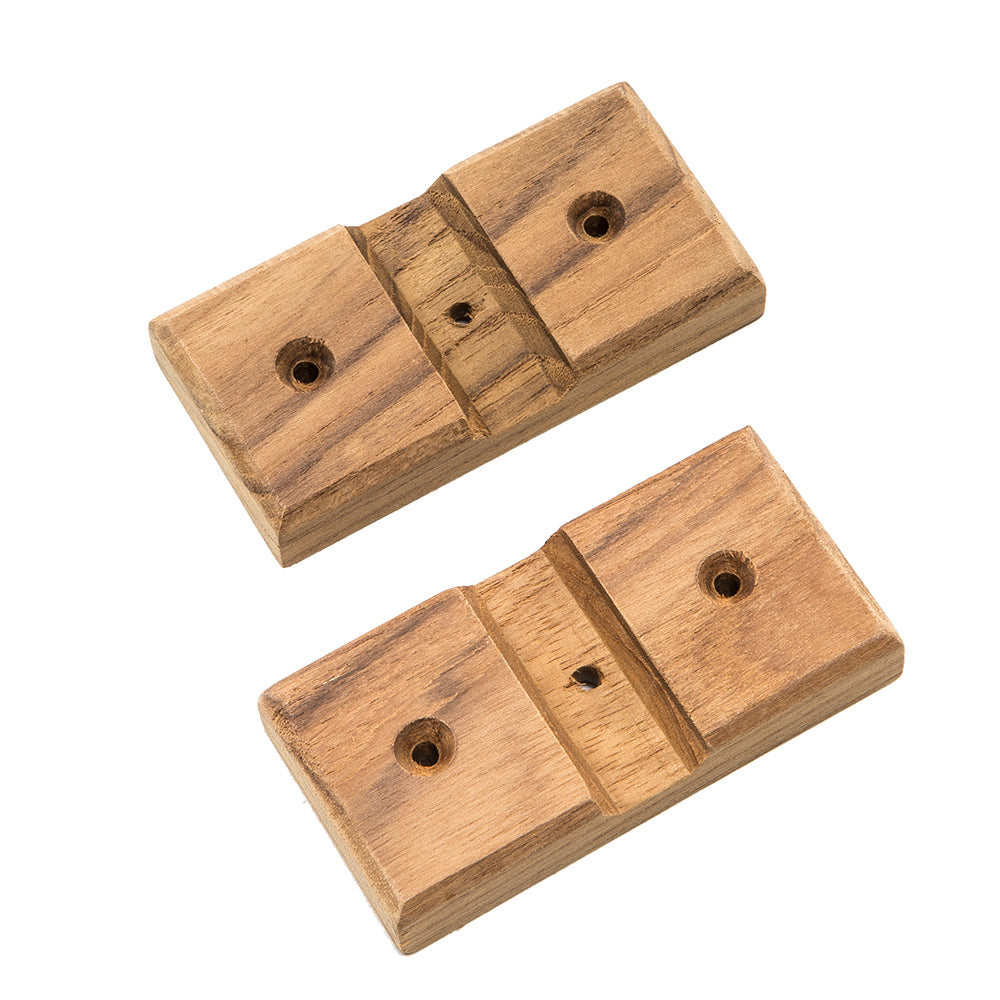 Whitecap Teak Rod Storage Rack Mounting Brackets (Pair)