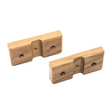 Whitecap Teak Rod Storage Rack Mounting Brackets (Pair)