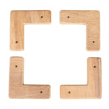 Whitecap Teak Cooler/Box Chocks (4 Pack )