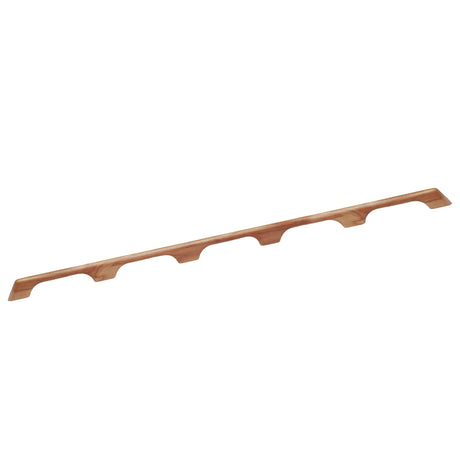 Whitecap Teak Handrail - 5 Loops (53"L) boat grab handles