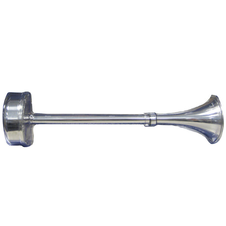 Schmitt Marine Standard Single Trumpet Horn (12V Stainless Exterior) boat horns