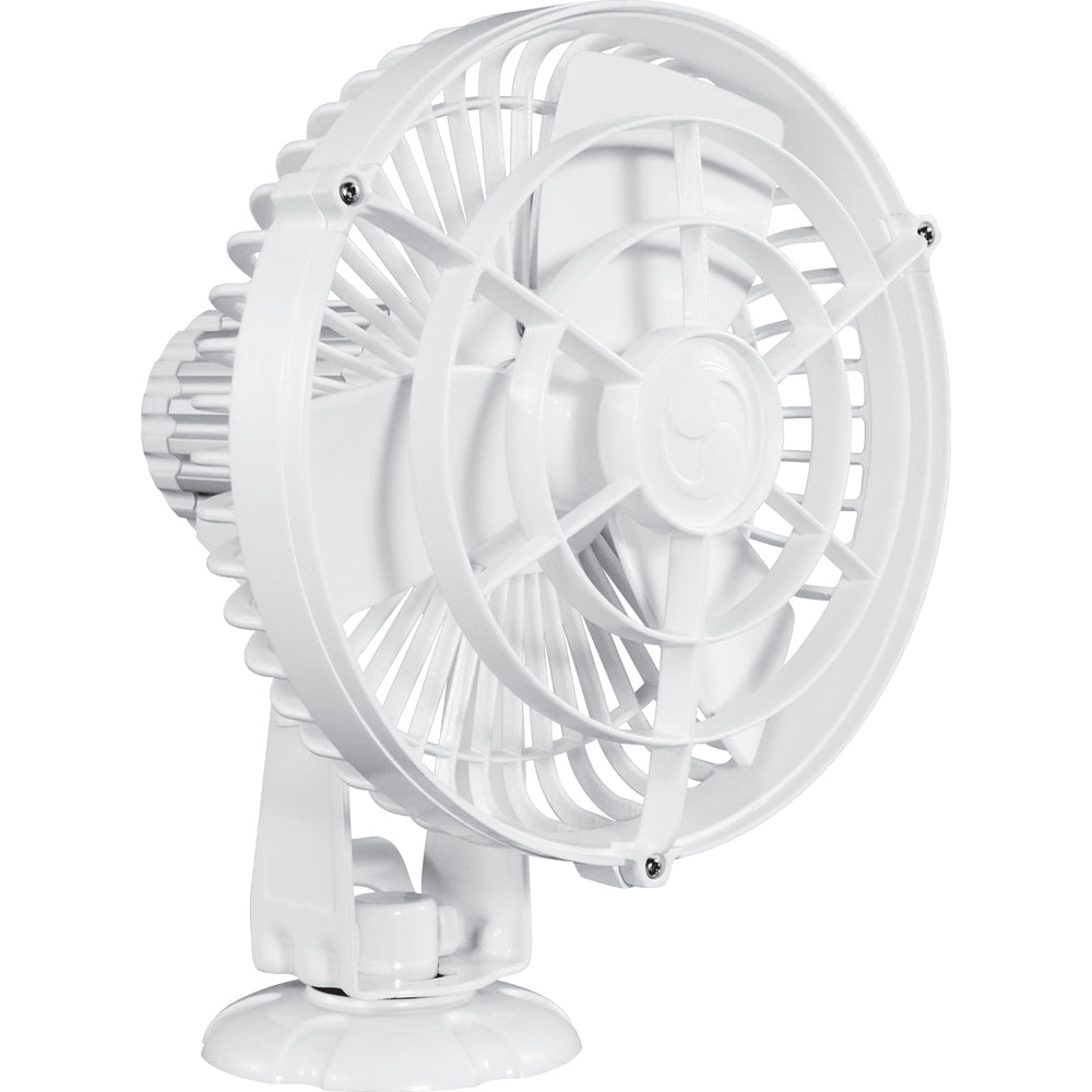 SEEKR by Caframo Kona 817 12V 3-Speed 7" Waterproof Fan (White) boat ventilation fans