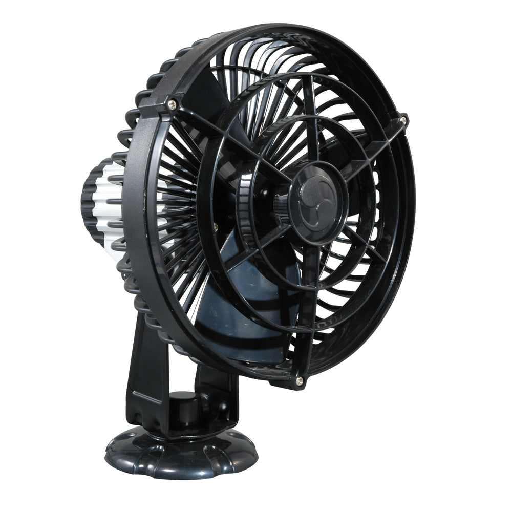 SEEKR by Caframo Kona 817 24V 3-Speed 7" Waterproof Fan (Black)