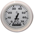 Faria Dress White 4" Tachometer w/Systemcheck Indicator - 7000 RPM (Gas) (Johnson / Evinrude Outboard) [33150]