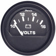 Faria Euro Black 2" Voltmeter (10-16 V) [12821]