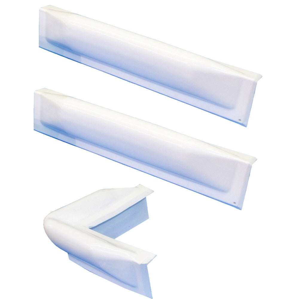 Dock Edge 3 Piece Dock Bumper Kit (1 Corner Piece, 2 18" Straight Pieces)