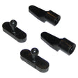 Perko Door Catches - Black Nylon - Pair [0559DP]