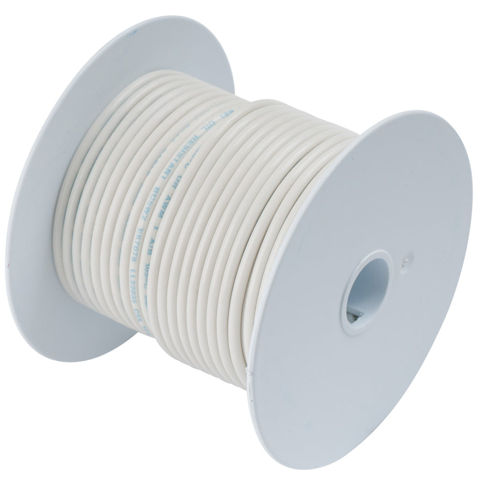 Ancor White 10 AWG Tinned Copper Wire -100'