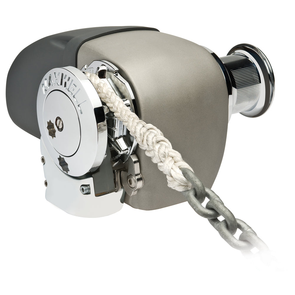 Maxwell HRC 10-8 Rope Chain Horizontal Windlass (5/16" Chain, 5/8" Rope 12V, with Capstan)