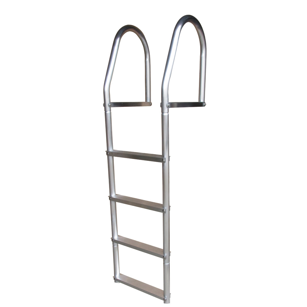 Dock Edge Fixed Eco-Weld Free Aluminum (4-Step Dock Ladder)