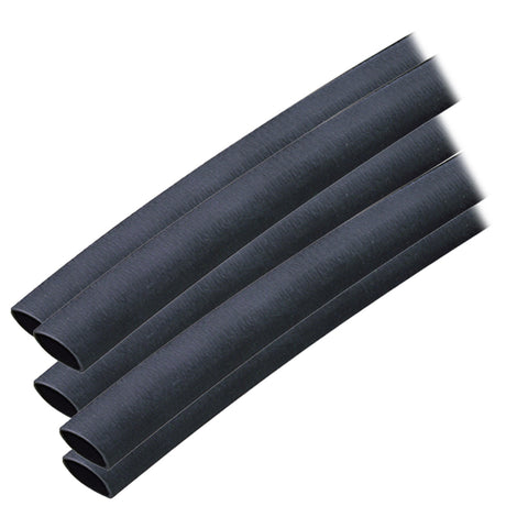 Ancor Adhesive Lined Heat Shrink Tubing (ALT) -3/8" x 6" -5-Pack -Black