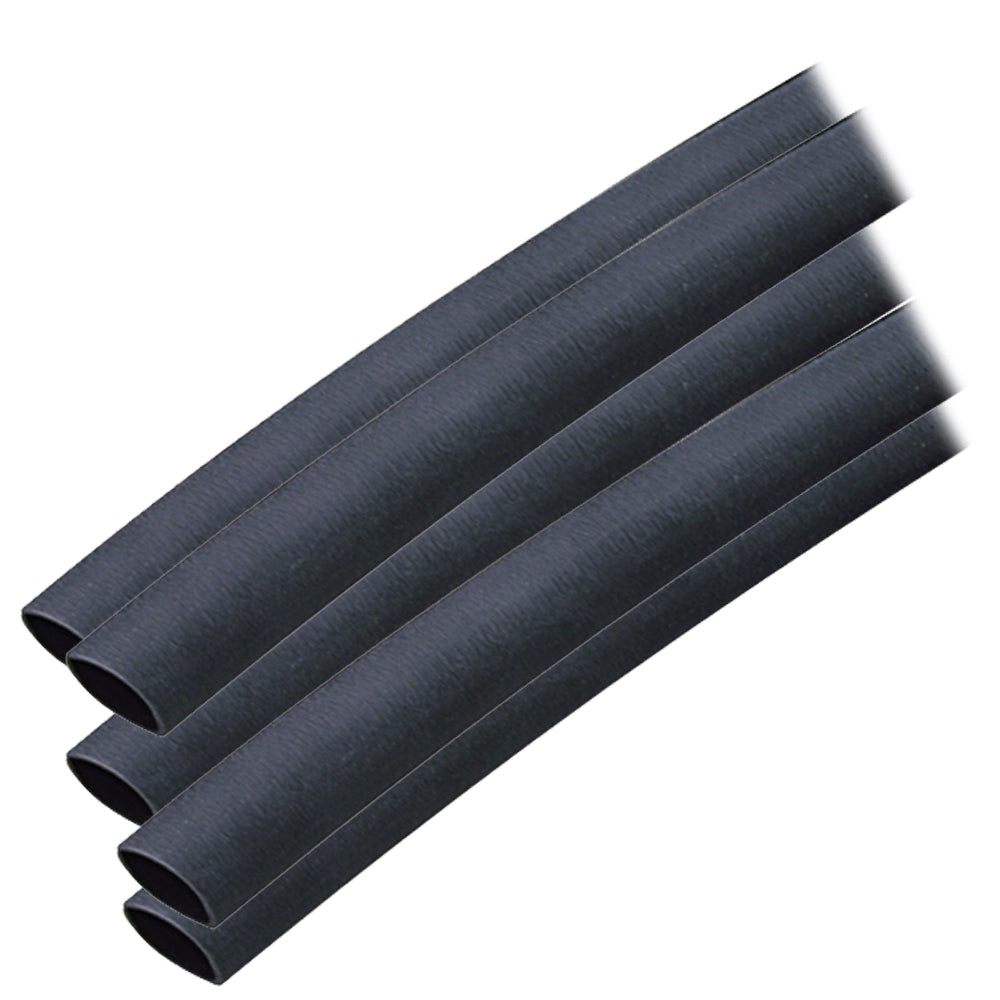 Ancor Adhesive Lined Heat Shrink Tubing (ALT) -3/8" x 12" -5-Pack -Black